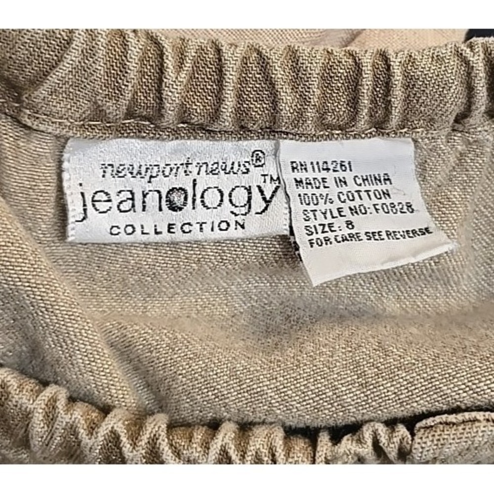 Newport News Jeanology Denim Women's Dress 8 Midi Cottagecore Quiet Luxury - Picture 12 of 14